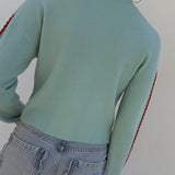 Women's Knitted Octopus Pattern Cardigan – Soft and Original Casual Style