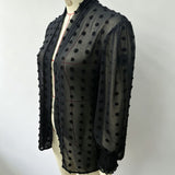 Women's Autumn Cardigan with Pom-Poms - Lightweight and Breathable