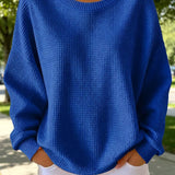 Women's quilted patchwork sweatshirt - Soft and casual