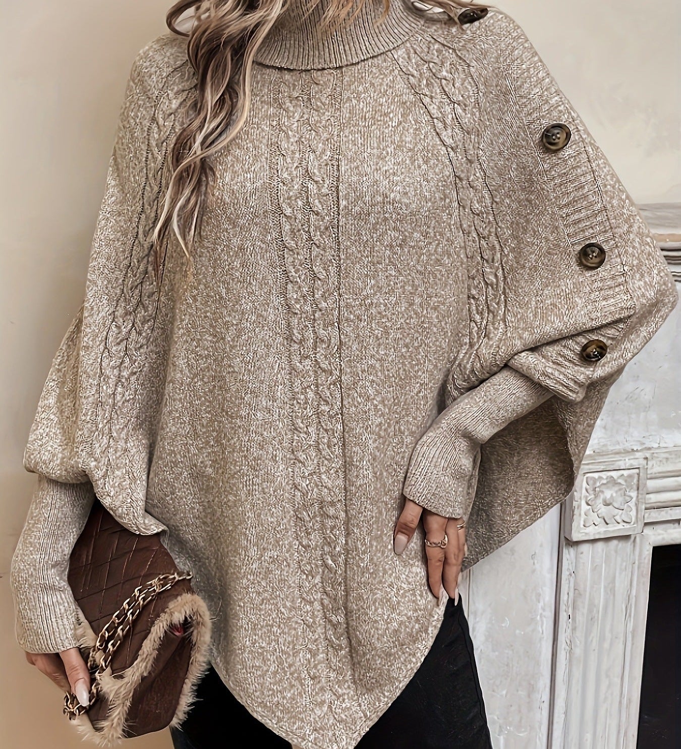 Plain women's sweater - Soft and relaxed