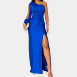 Carolina | One-Shoulder Maxi Dress with Slit