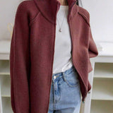 Relaxed-fit women's sweater coat - Soft and easy