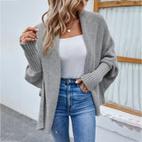 Loose knit vest for women