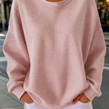 Women's quilted patchwork sweatshirt - Soft and casual