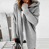Long Women's Cardigan | With Hood