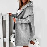 Long Women's Cardigan | With Hood