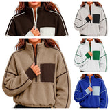 Women's cropped drawstring sweatshirt - Casual and modern