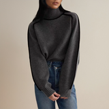 Women's Sweater Turtleneck Oversized Refined Soft Knit