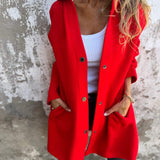 Casual Women's Hooded Button Cardigan - Comfort and Style