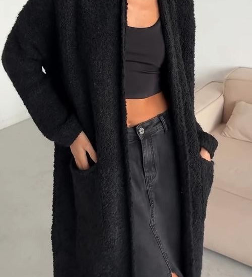 Long Colourful Knitted Cardigan for Women