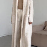 Long Colourful Knitted Cardigan for Women