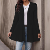 Women's Striped Brushed Cardigan – Soft, Comfortable, and Casual, Perfect for Everyday Wear