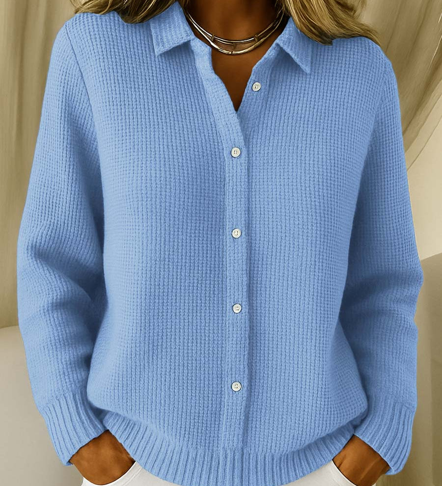 Rachele | Textured Cardigan with Buttons