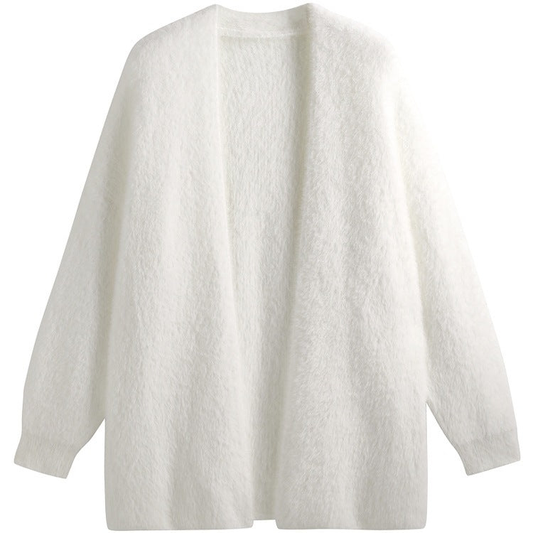Women's Thick Knit Cardigan – Warm and Comfortable Style for Autumn and Winter