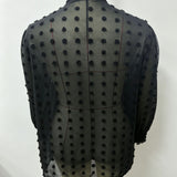 Autumn Women's Cardigan with Pom Poms - Lightweight and Breathable