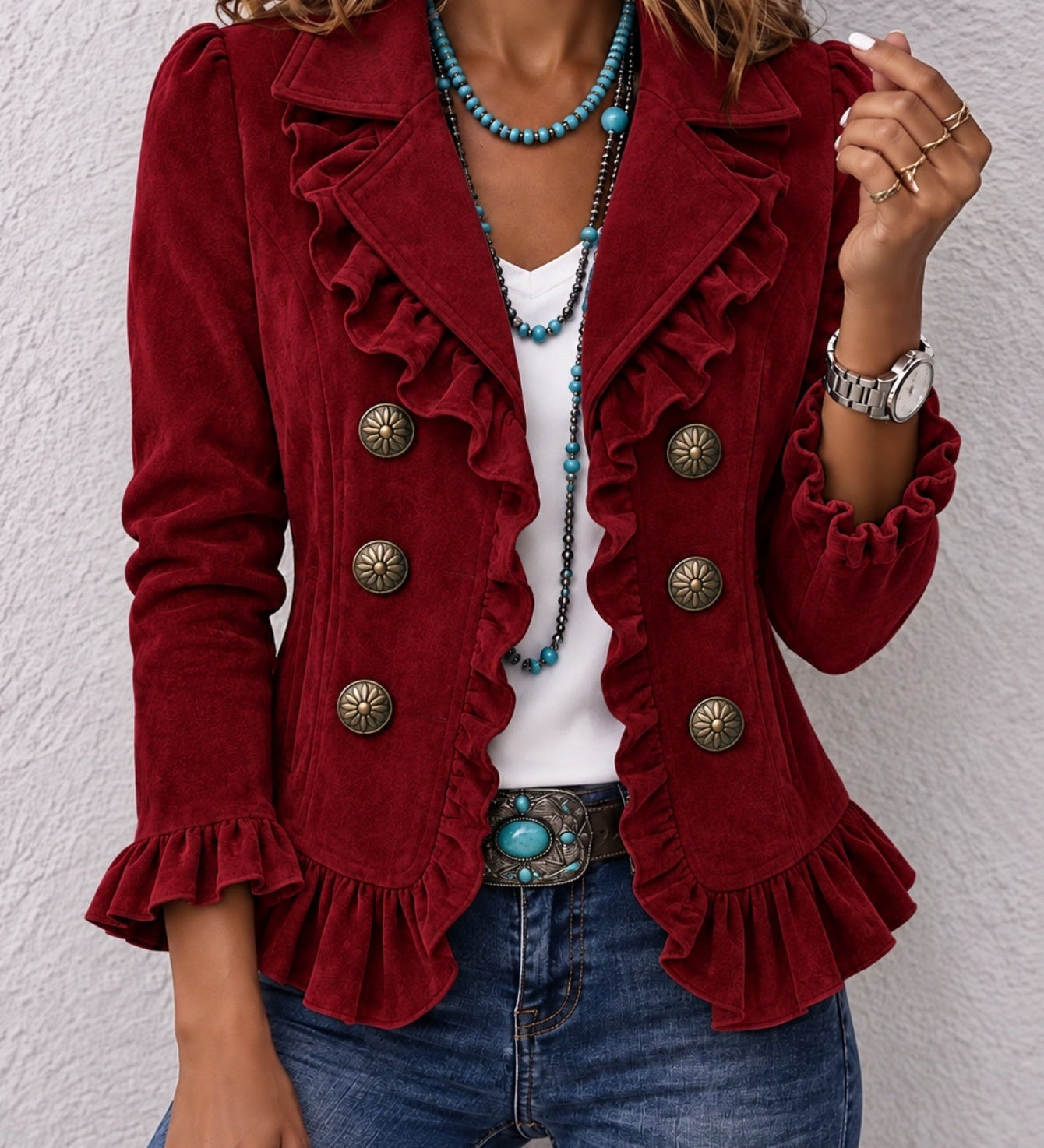 Women's Long Sleeve Button Cardigan - Soft and Colourful