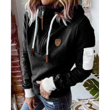 Elegant and Soft Women's Hooded Sweater – Thick and Comfortable Pullover
