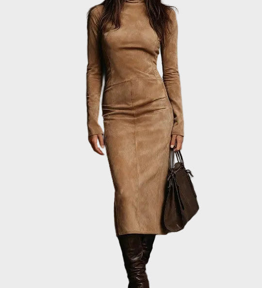 Midi Dress with Long Sleeves