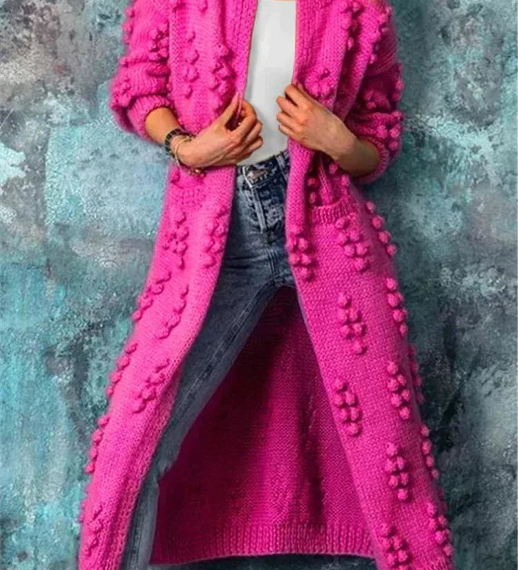Long Women's Knitted Gilet