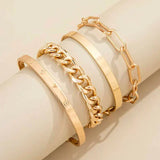 Élan Mercer Bracelet Set in White Gold